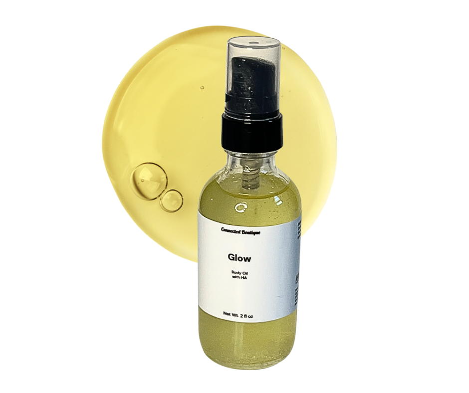 Glow dry body oil scented anti aging fast absorbing hydration